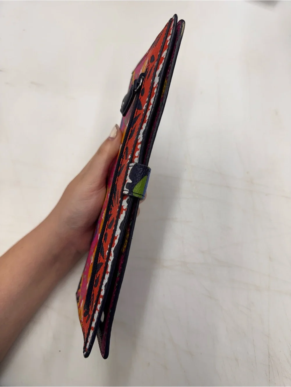 Vera Bradley Women's Pattern Play Rio Stripe Slim Wallet Clutch 4.5